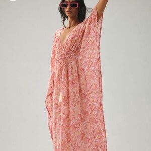 Anthropologie Rujuta Sheth Floral Kaftan
